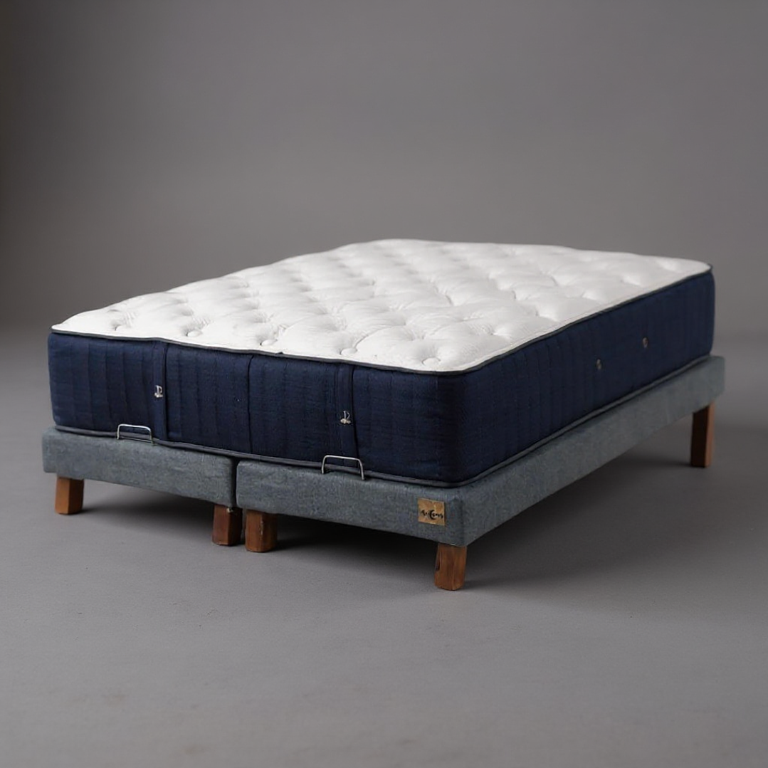 Cama Anti Reflujo 2 Plazas Dividida + Colchon CIC 1