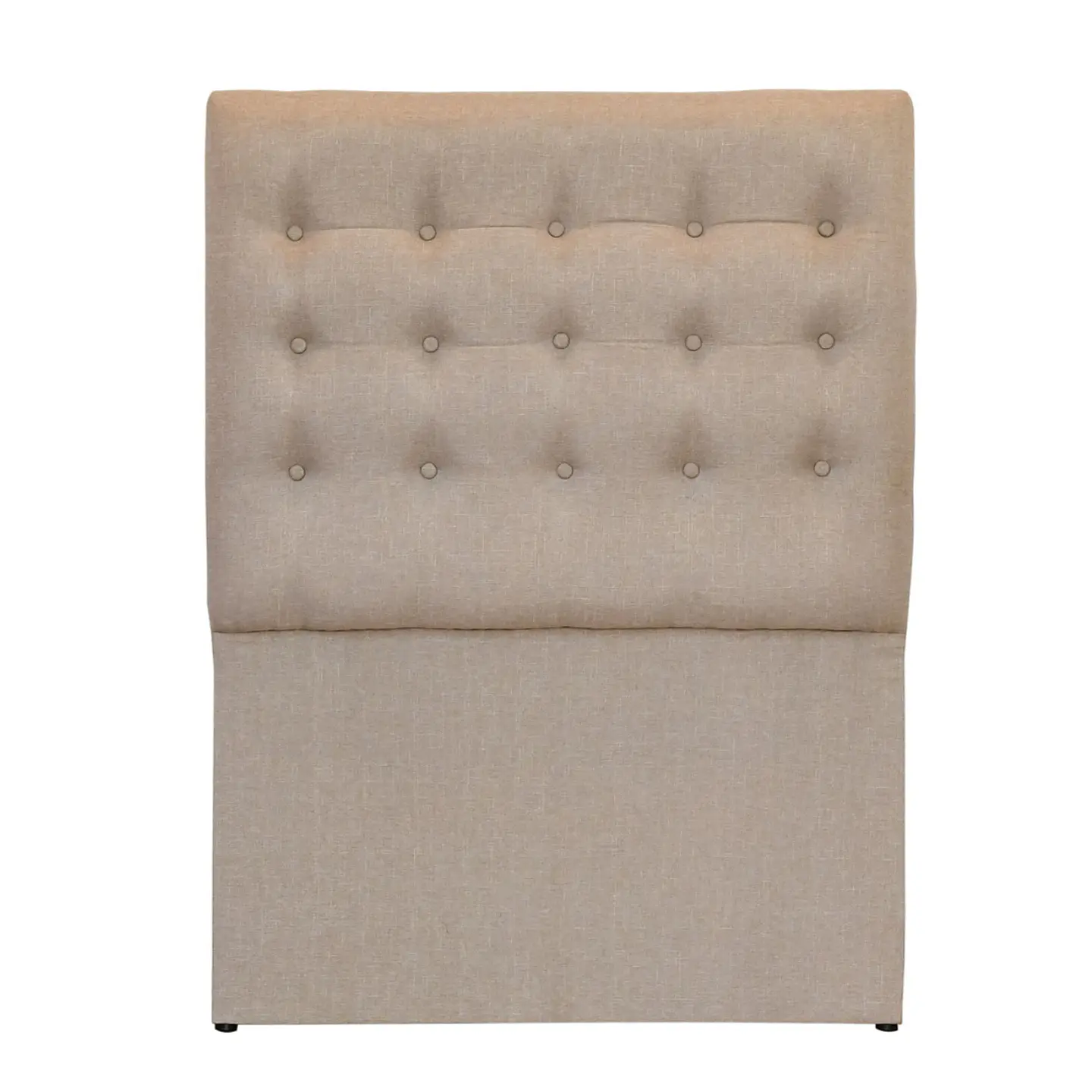 Respaldo De Cama De 1 Plaza - Sin Retorno / Botonne Basico (Beige) 3