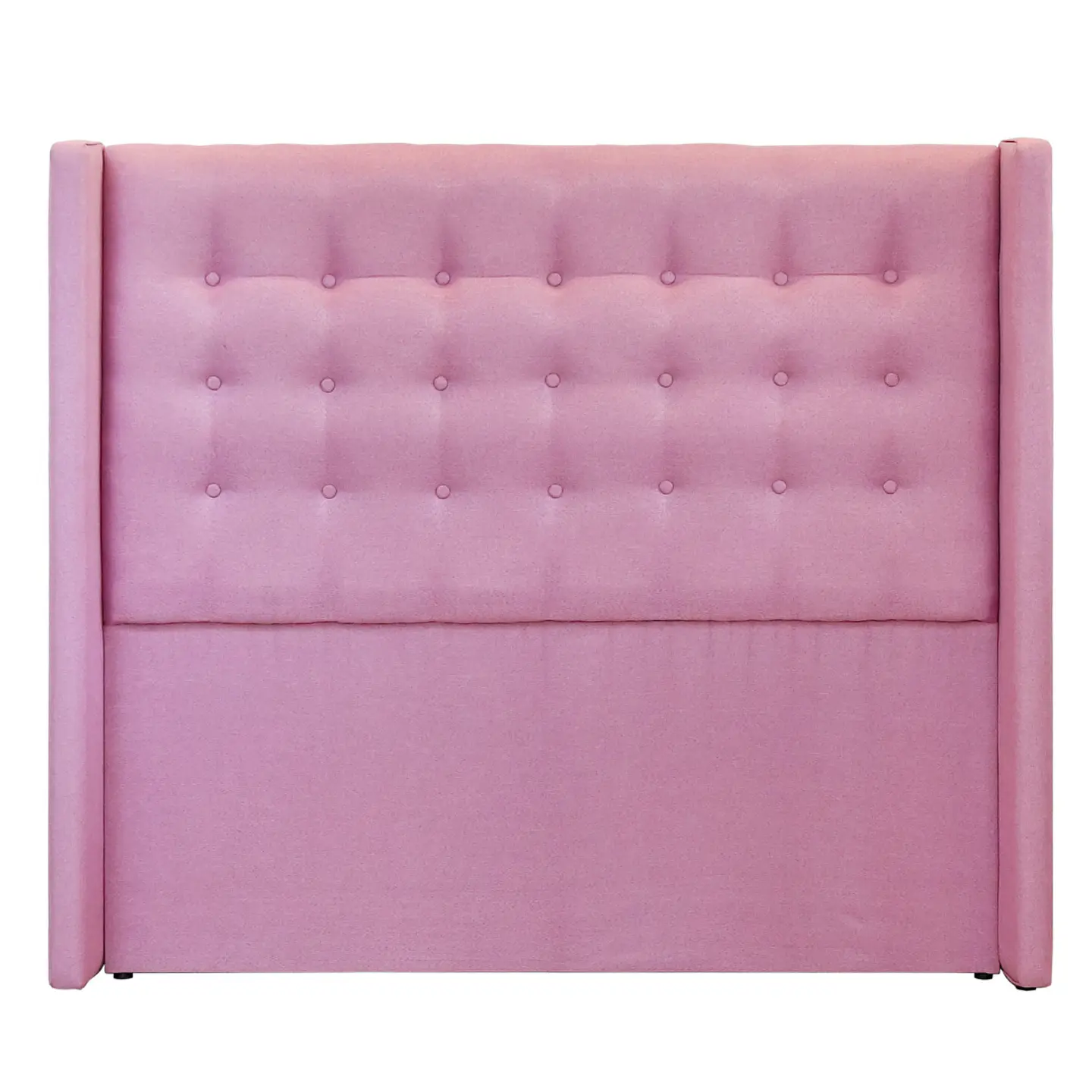 Respaldo De Cama De 2 Plazas - Con Retorno  / Botonne Basico  (Rosa) 3