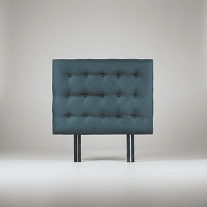 Respaldo De Cama De 1.5 Plaza / Boton Capitonne 