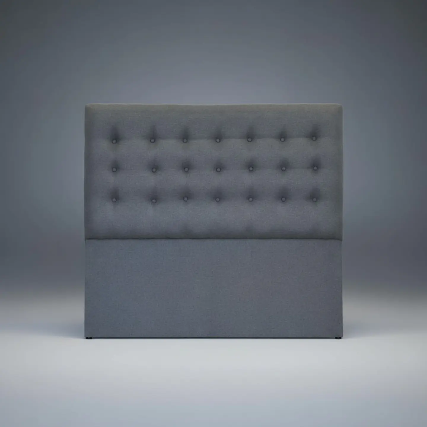 Respaldo De Cama King - Sin Retorno / Botonne Basico (Gris) 2
