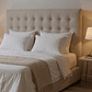 Respaldo De Cama King (Beige) - Miniatura 1