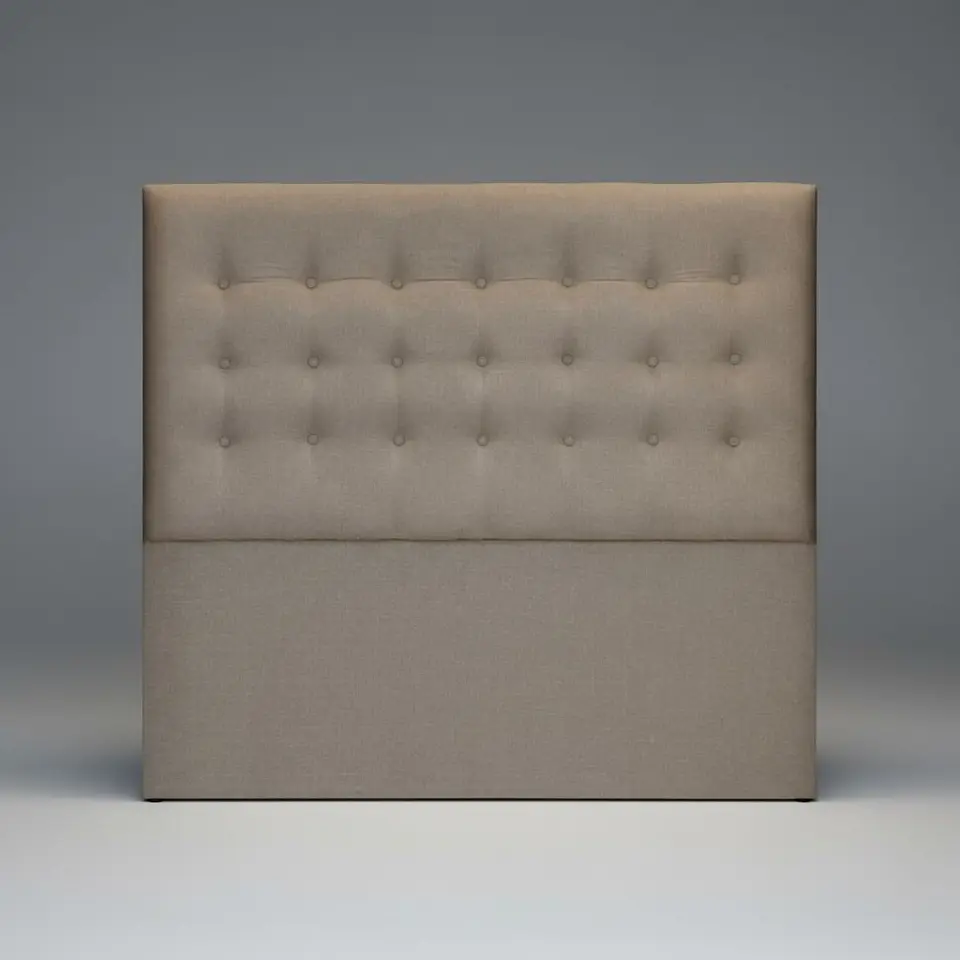 Respaldo De Cama King - Sin Retorno / Botonne Basico (Beige) 2