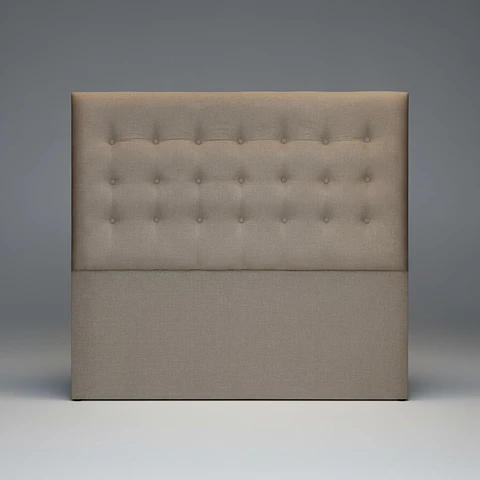 Respaldo De Cama Super King - Sin Retorno / Botonne Basico  (Beige)