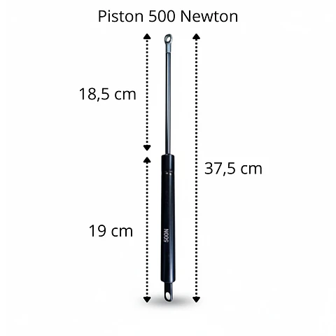 Piston para cama abatible 1,5 plaza - 37,5 cm Rosen/Cic/Flex