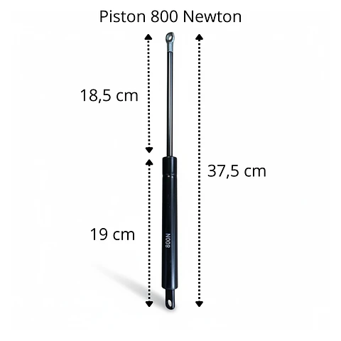 Piston para cama abatible 2 plaza - 37,5 cm Rosen/Cic/Flex