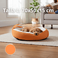 Cama Para Mascotas Con Orejas Conejo - Tallas S, M y L (Naranja) - Miniatura 4
