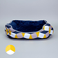 Cama Para Mascotas Espuma Tricolor - Tallas S, M y L (Amarillo) - thumbnail 1