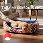 Cama Para Mascotas Espuma Tricolor - Tallas S, M y L (Rojo) - Miniatura 3