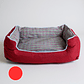 Cama Para Mascotas Espuma - Talla S, M y L (Rojo) - Miniatura 1