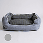 Cama Para Mascotas Espuma - Talla S, M y L (Gris) - Miniatura 1