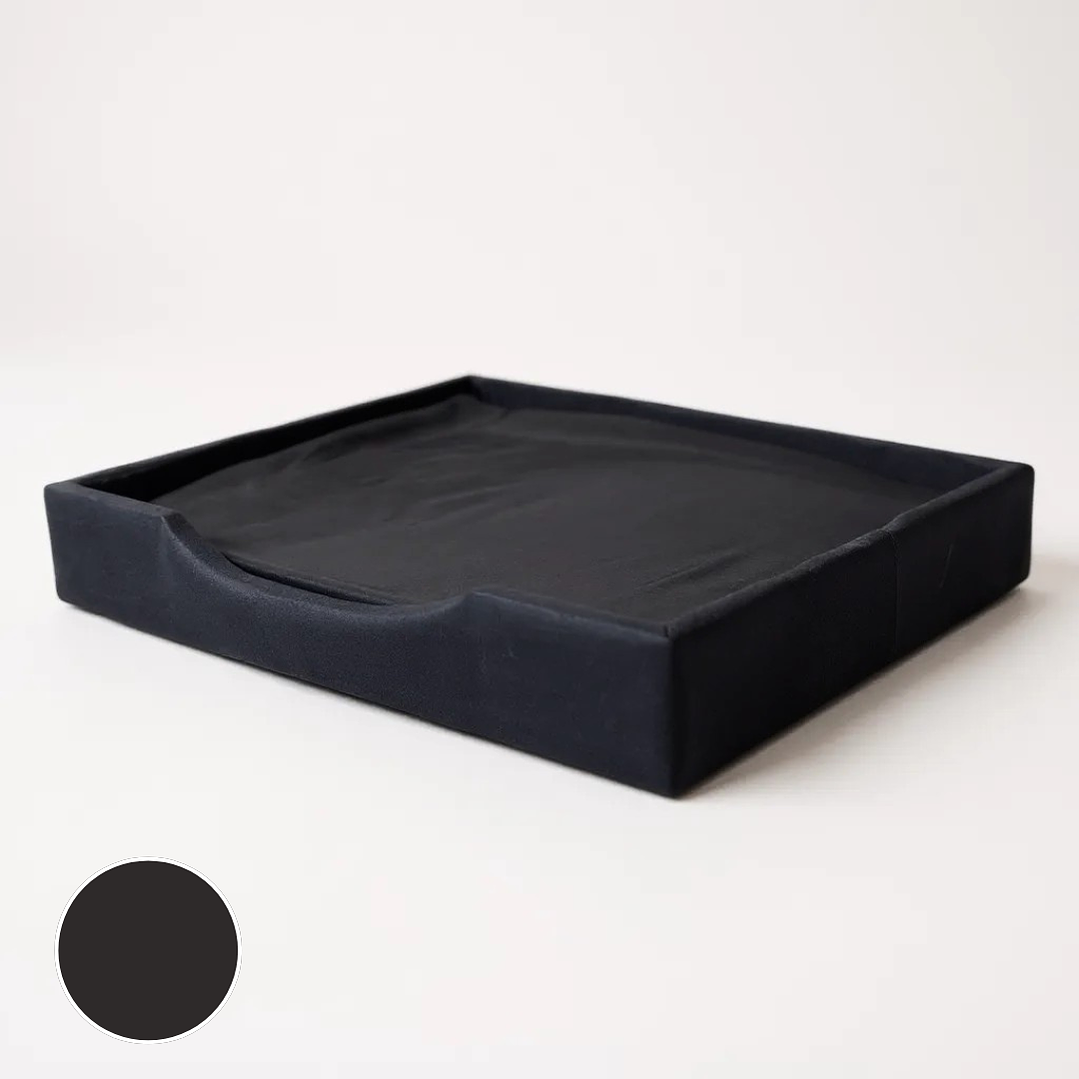 Cama de Mascotas A Piso - Tallas S, M, L y XL (Negro) 1
