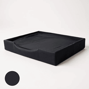 Cama de Mascotas A Piso - Tallas S, M, L y XL (Negro)