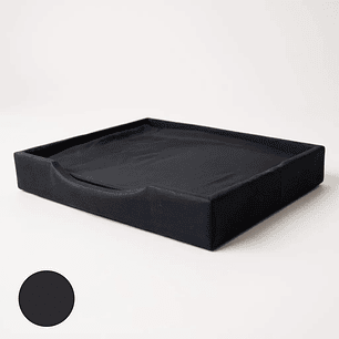 Cama de Mascotas A Piso - Tallas S, M, L y XL (Negro)