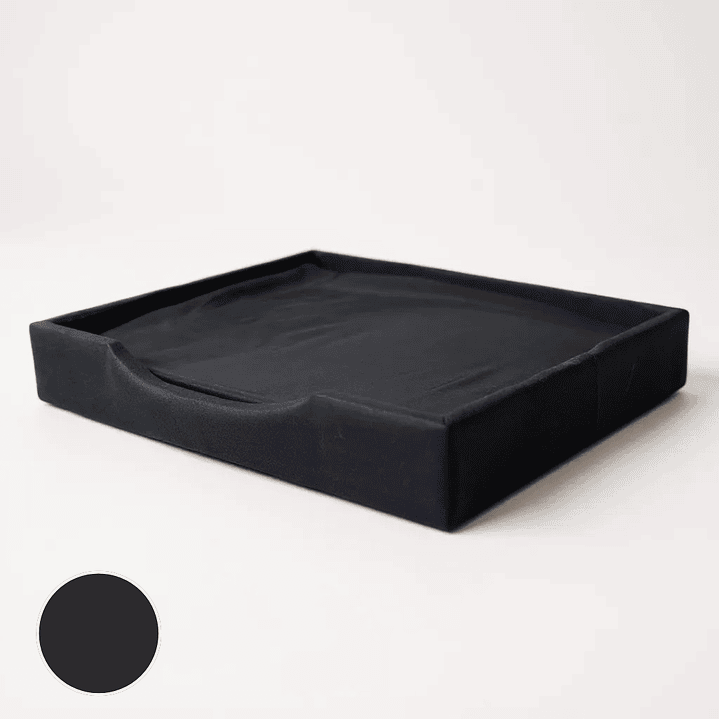 Cama de Mascotas A Piso - Tallas S, M, L y XL (Negro) 1