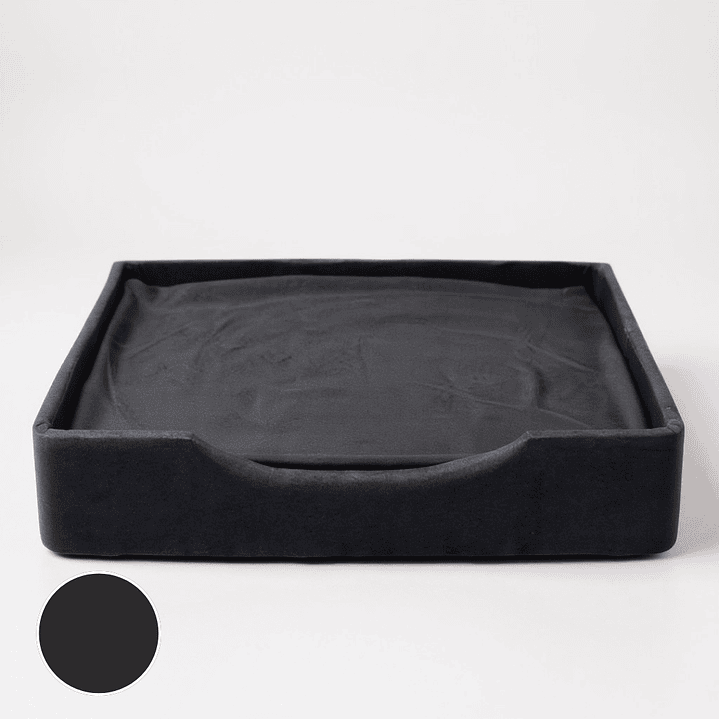 Cama de Mascotas A Piso - Tallas S, M, L y XL (Negro) 2