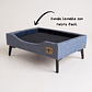 Cama de Mascotas Patas Metalicas 12 cm - Tallas S, M, L y XL (Gris) - Miniatura 11