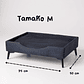 Cama de Mascotas Patas Metalicas 12 cm - Tallas S, M, L y XL (Negro) - thumbnail 4