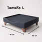 Cama de Mascotas Patas De Madera 11 cm - Tallas S, M, L y XL (Negro) - Miniatura 6