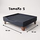 Cama de Mascotas Patas De Madera 11 cm - Tallas S, M, L y XL (Negro) - Miniatura 2