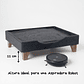 Cama de Mascotas Patas De Madera 11 cm - Tallas S, M, L y XL (Negro) - Miniatura 12
