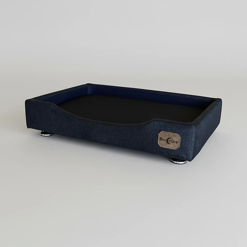 Cama de Mascotas Patas Montessori 3 cm - Tallas S, M, L y XL (Negro)