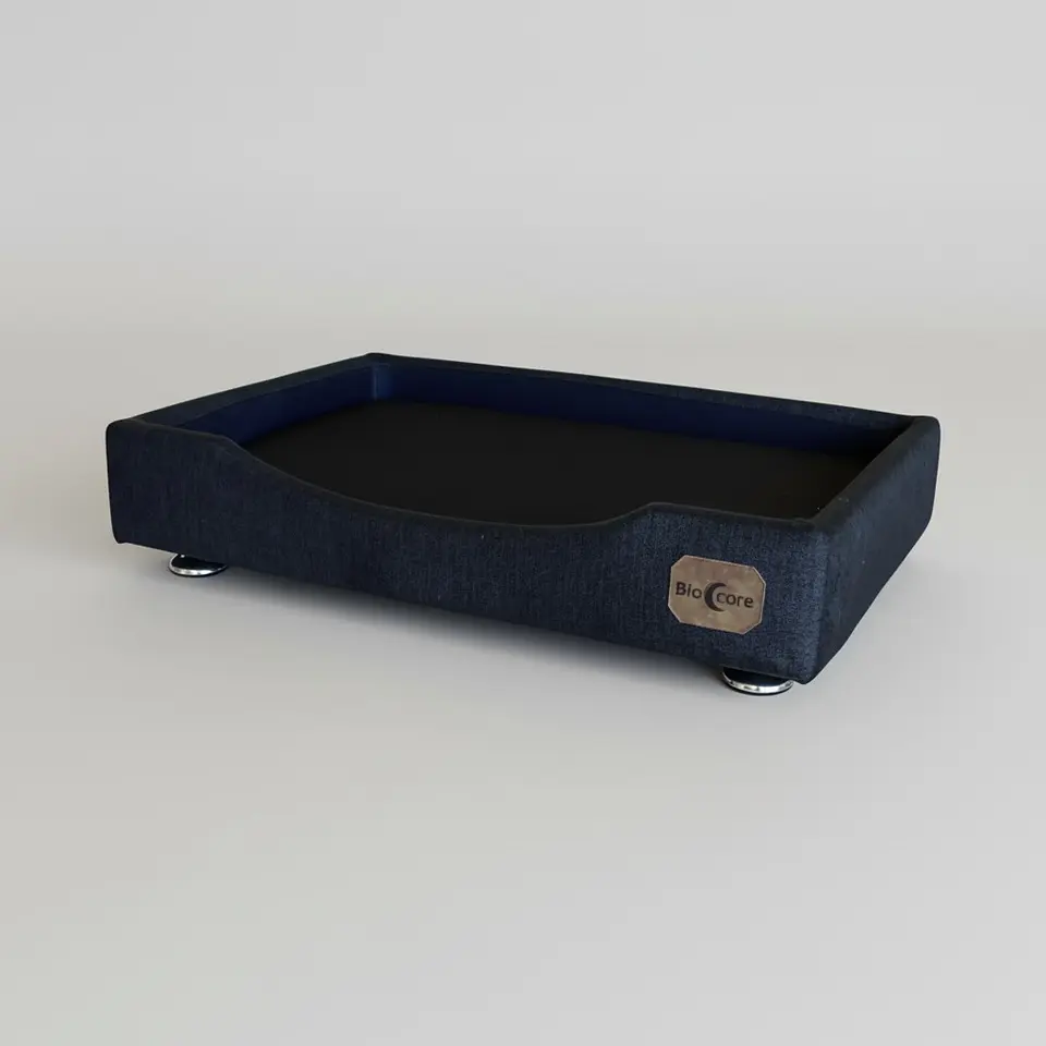 Cama de Mascotas Patas Montessori 3 cm - Tallas S, M, L y XL (Negro) 1