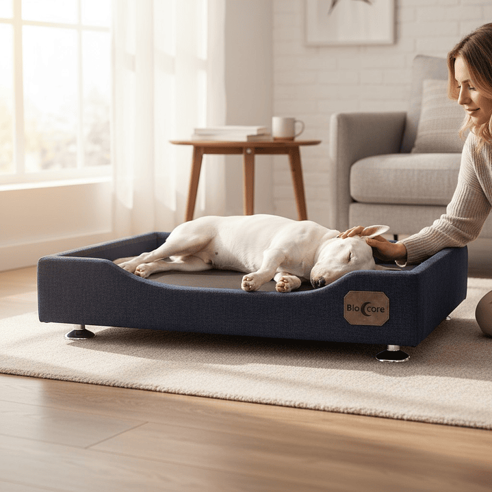 Cama de Mascotas Patas Montessori 3 cm - Tallas S, M, L y XL (Negro) 7