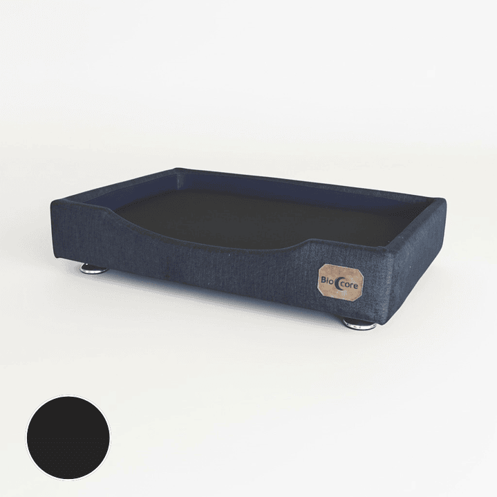 Cama de Mascotas Patas Montessori 3 cm - Tallas S, M, L y XL (Negro) 1