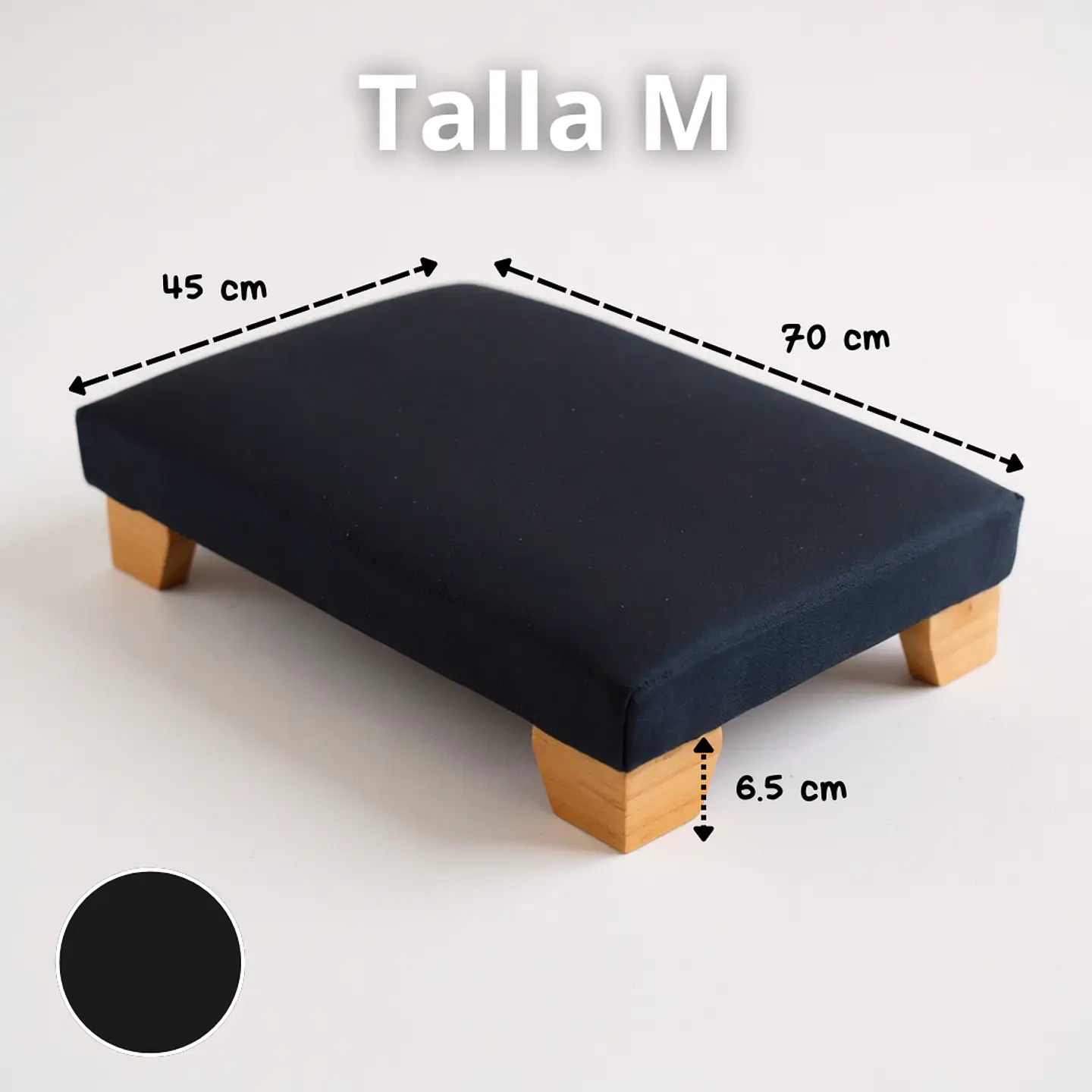 Cama Para Mascotas - Patas A Eleccion - Tallas M y L (Negro) 2