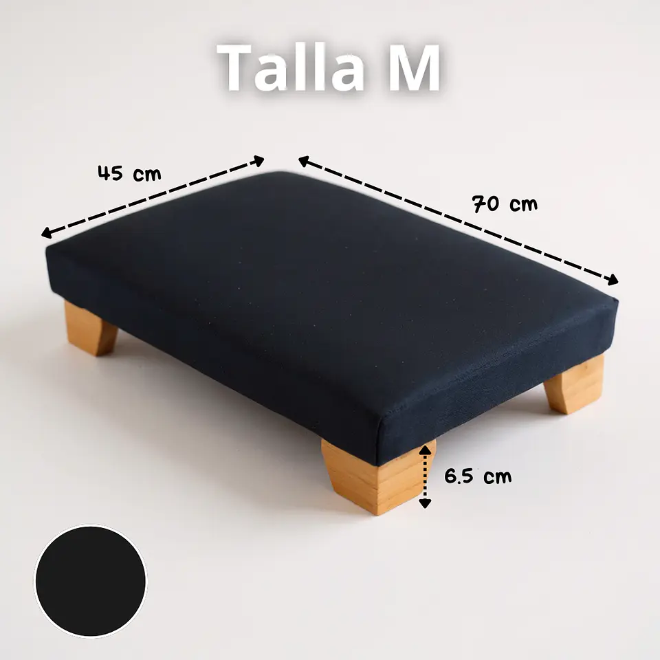 Cama Para Mascotas - Patas A Eleccion - Tallas M y L (Negro) 2