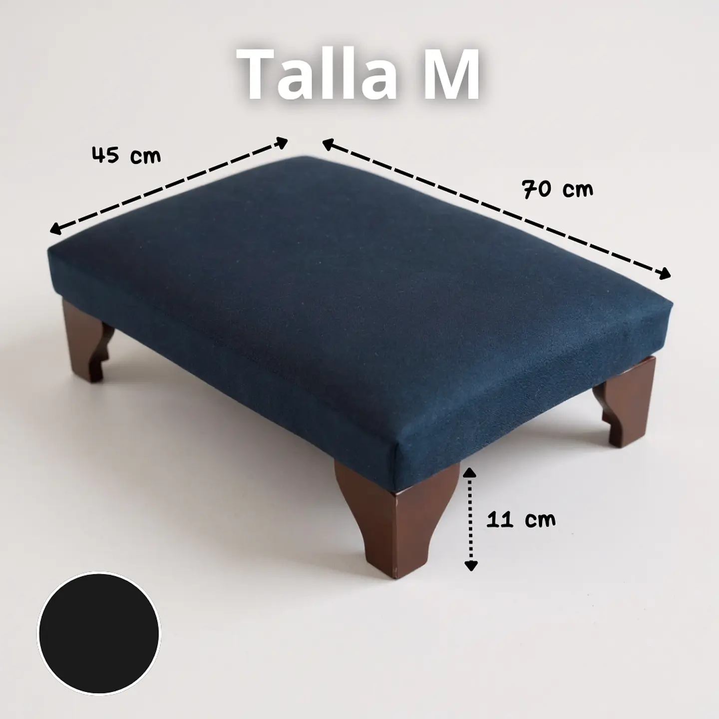 Cama Para Mascotas - Patas A Eleccion - Tallas M y L (Negro) 6