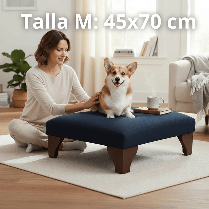 Cama Para Mascotas - Patas A Eleccion - Tallas M y L (Negro) 7