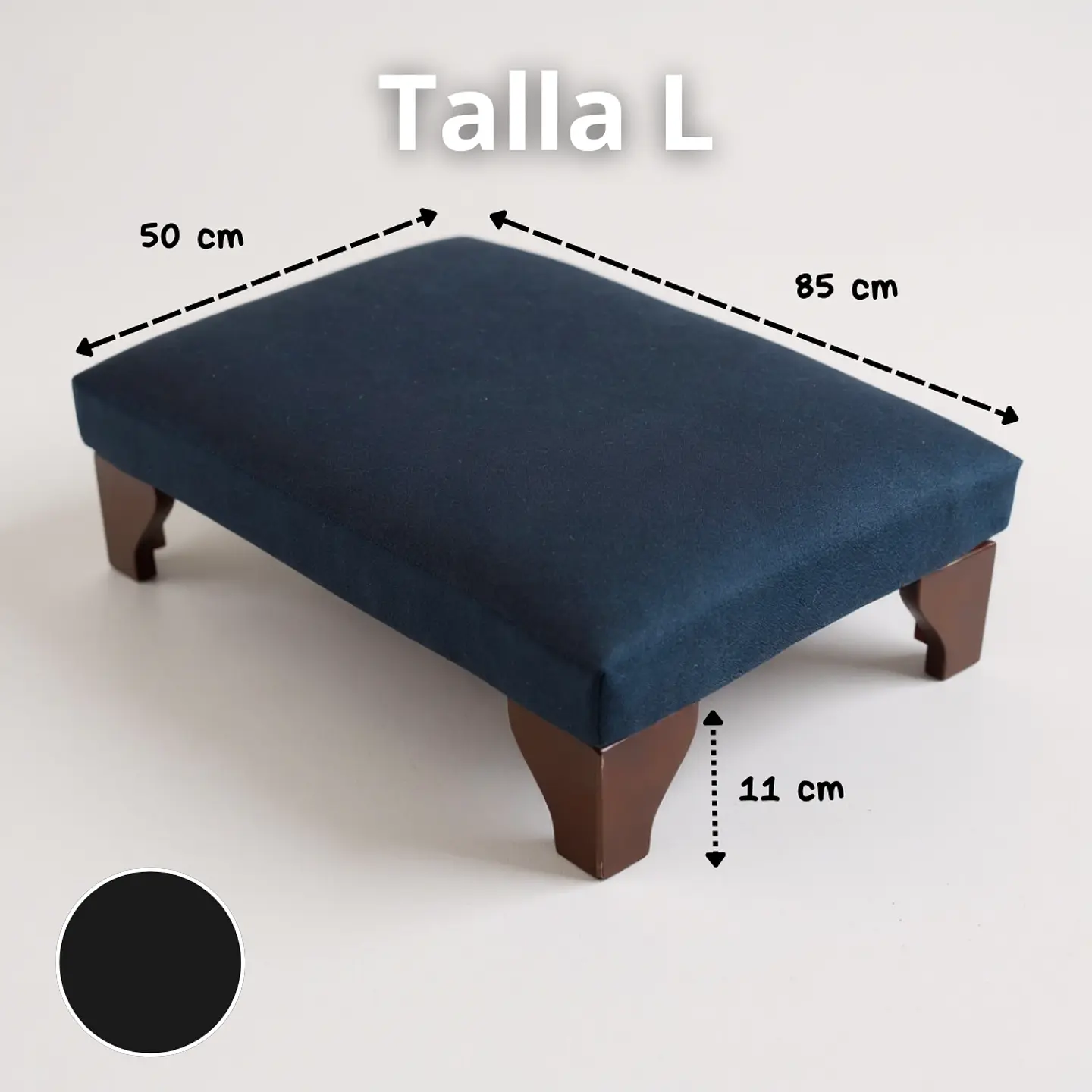 Cama Para Mascotas - Patas A Eleccion - Tallas M y L (Negro) 8