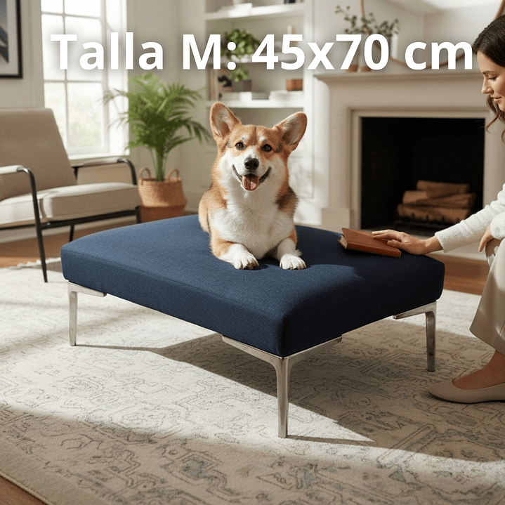 Cama Para Mascotas - Patas A Eleccion - Tallas M y L (Negro) 15