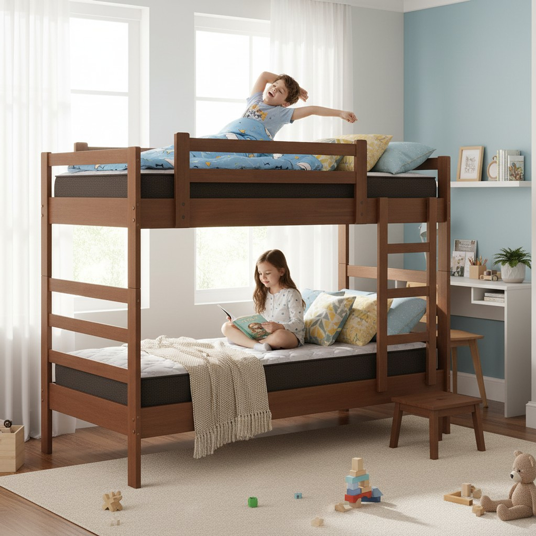 Camarote Desmontable Doble Con Colchones 1 Plaza / 1.5 Plaza 1