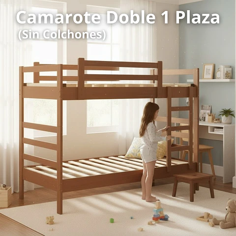Camarote Desmontable Doble L200 cm / 1 Plaza