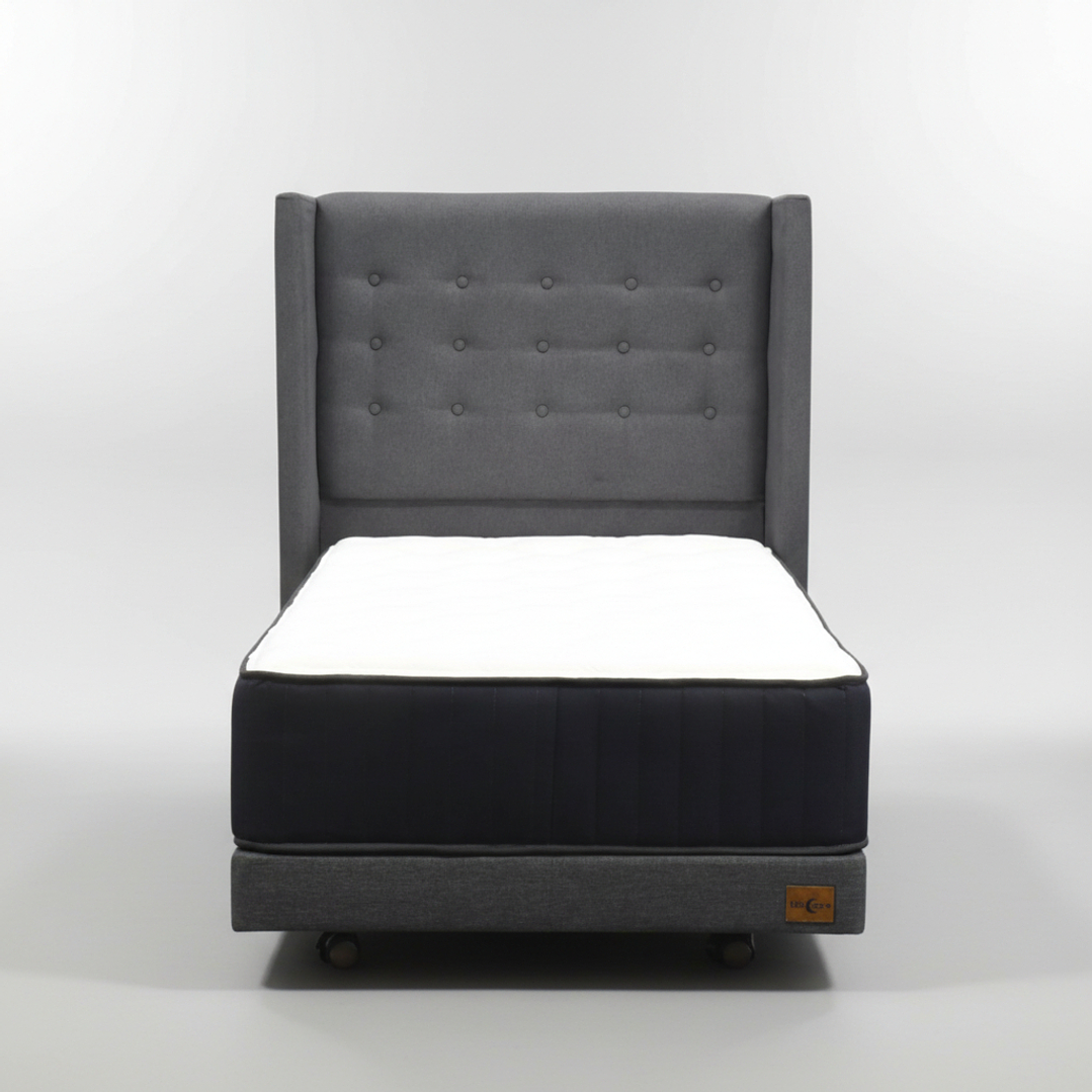 Cama 1 Plaza + Colchon CIC Con Respaldo - Ruedas A Eleccion 11