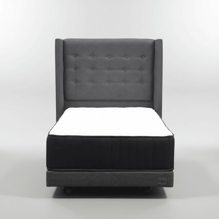 Cama 1 Plaza + Colchon CIC Con Respaldo - Ruedas A Eleccion 11