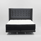 Cama Full dividida Box 8 cm + Colchon CIC Con Respaldo - Ruedas A Eleccion-  - Miniatura 5