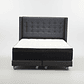 Cama 2 Plaza Box 8 cm + Colchon CIC Con Respaldo - Ruedas A Eleccion - Miniatura 5
