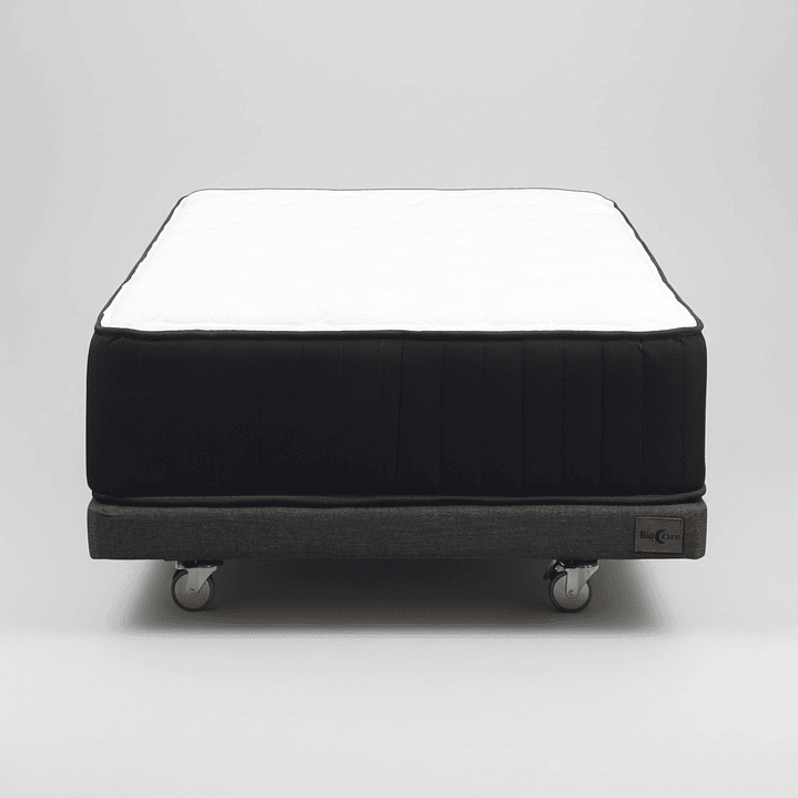 Cama 1 Plaza Box 8 cm + Colchon CIC - Ruedas A Eleccion 5