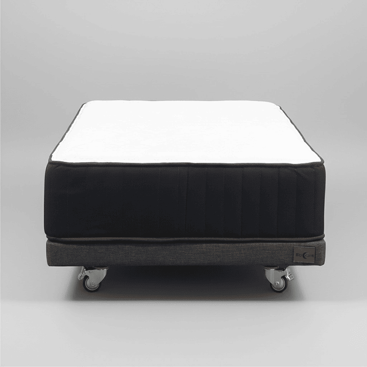 Cama 1 Plaza Box 8 cm + Colchon CIC - Ruedas A Eleccion 8