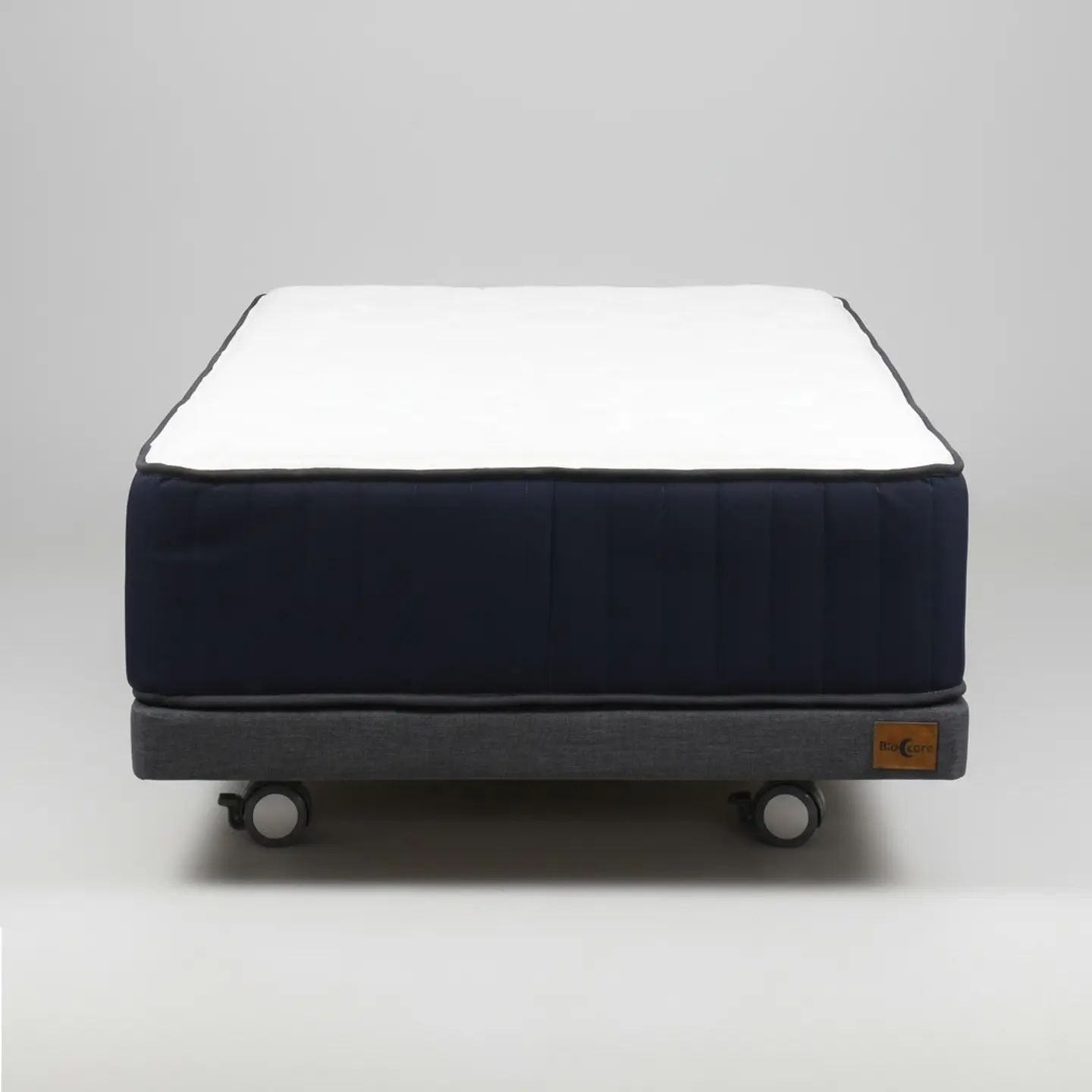 Cama 1.5 Plaza Box 8 cm + Colchon CIC - Ruedas A Eleccion 2