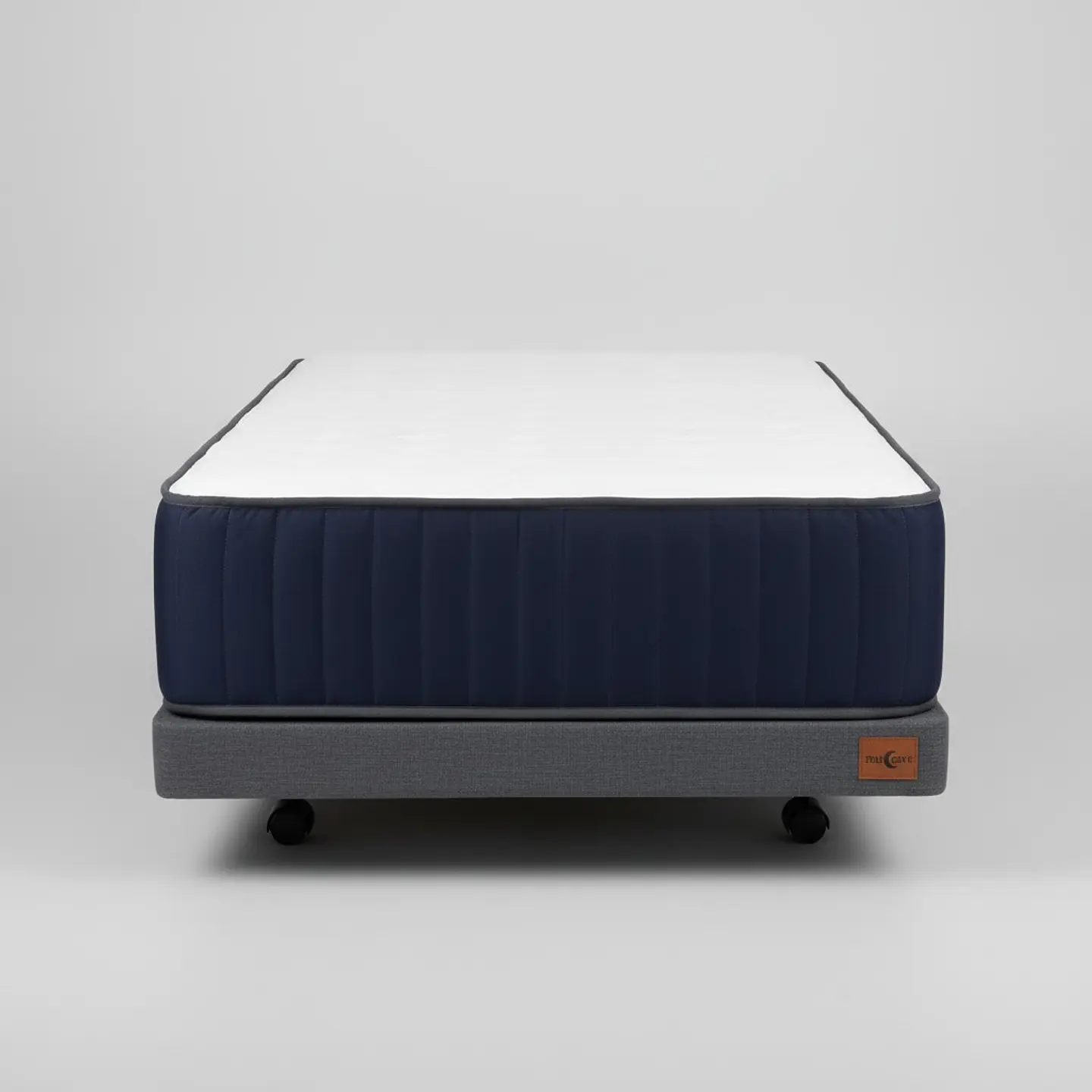 Cama 1.5 Plaza Box 8 cm + Colchon CIC - Ruedas A Eleccion 11