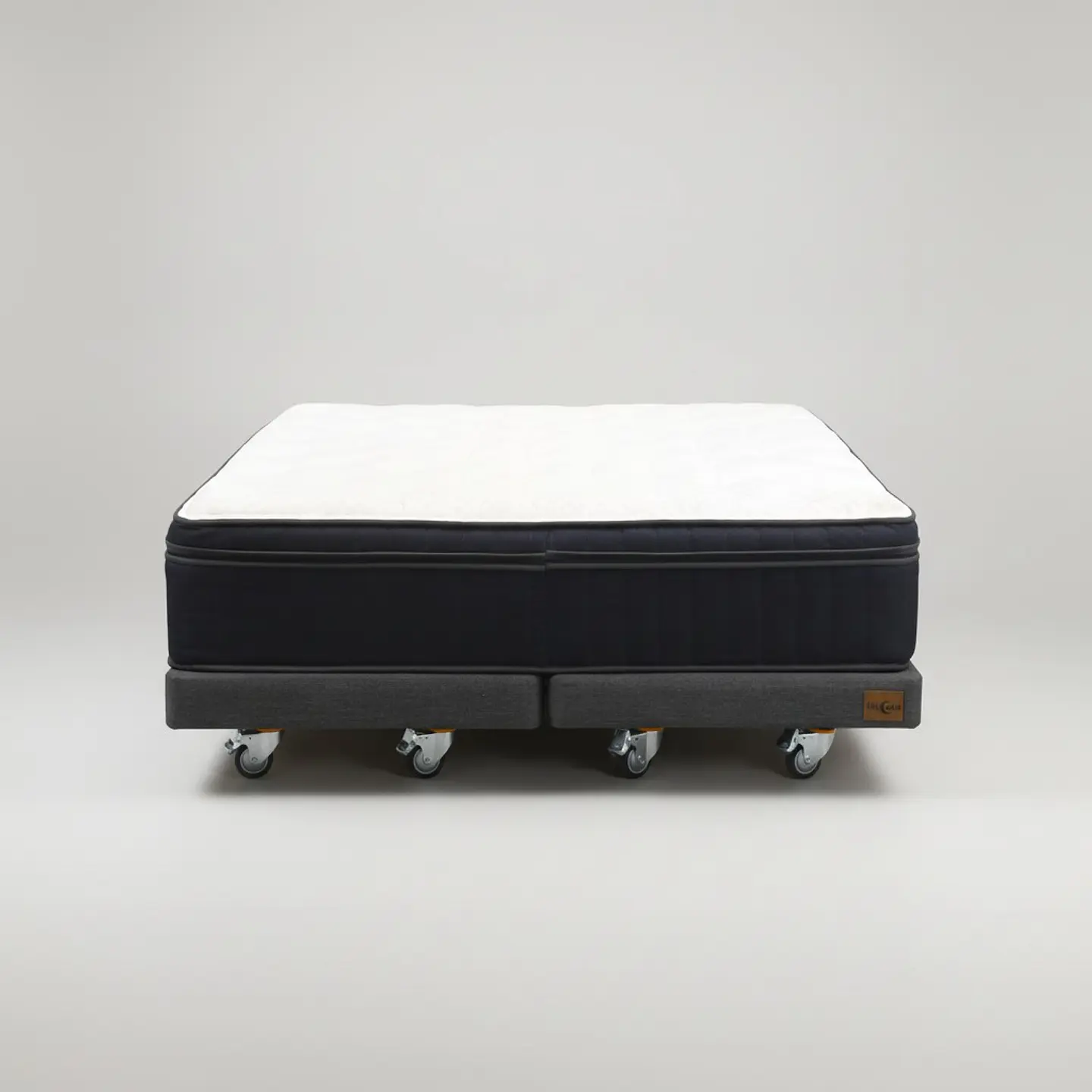 Cama 2 Plaza Box 8 cm + Colchon CIC - Ruedas A Eleccion 8