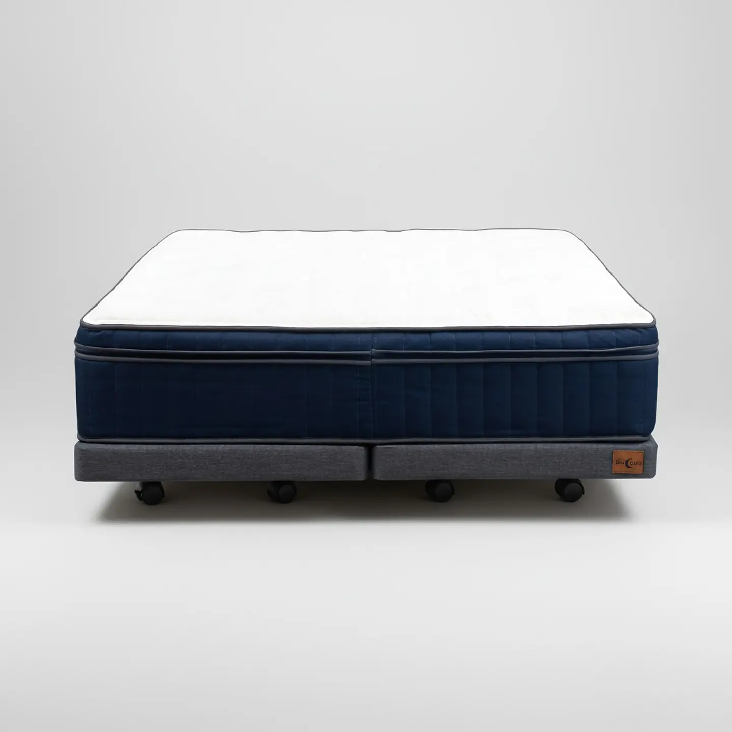 Cama 2 Plaza Box 8 cm + Colchon CIC - Ruedas A Eleccion 11