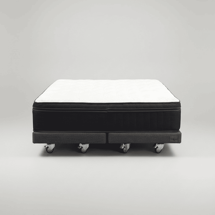 Cama Full Dividida Box 8 cm + Colchon CIC - Ruedas A Eleccion 8