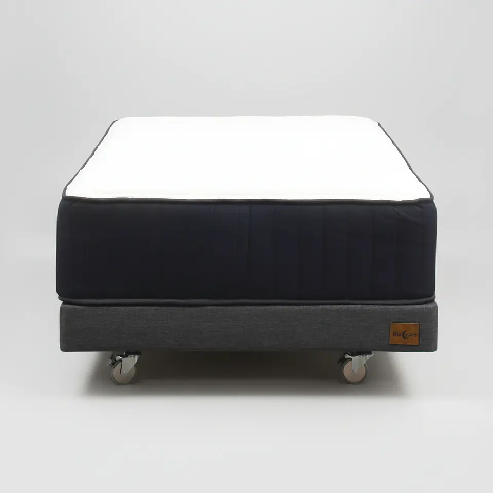 Cama 1.5 Plaza Box 13 cm + Colchon CIC - Ruedas A Eleccion 5