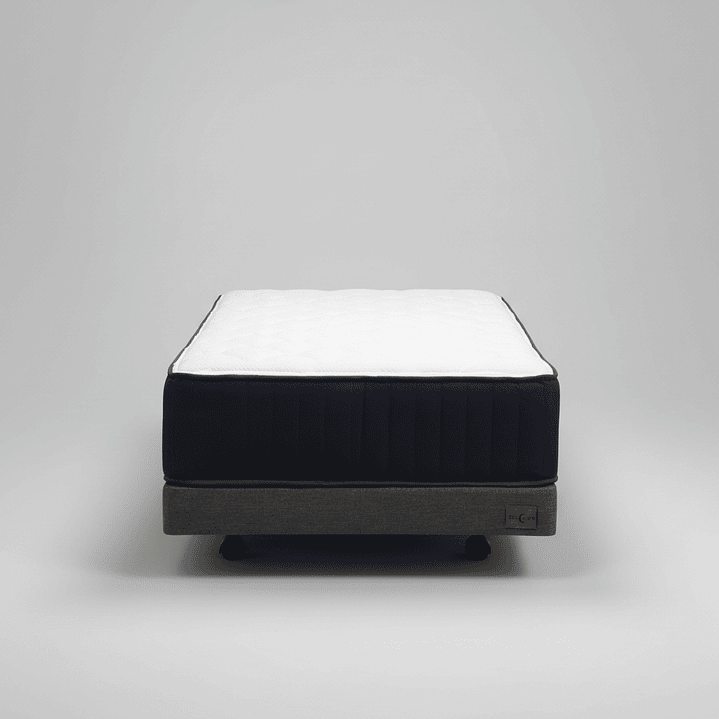 Cama 1.5 Plaza Box 13 cm + Colchon CIC - Ruedas A Eleccion 11